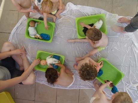 Bain des poupées