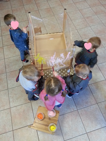 Peinture sur cellophane